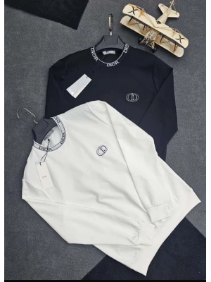 DIOR 2İPLİK SWEAT SİYAH