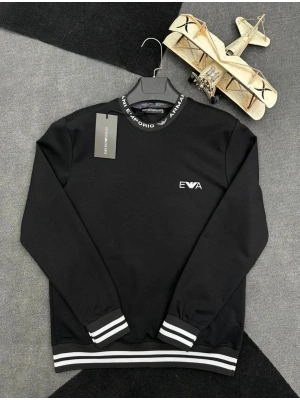 ARMANİ 2İPLİK SWEAT SİYAH