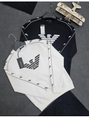 ARMANİ 2İPLİK SWEAT SİYAH