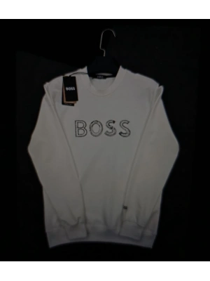 BOSS 2İPLİK SWEAT BEYAZ