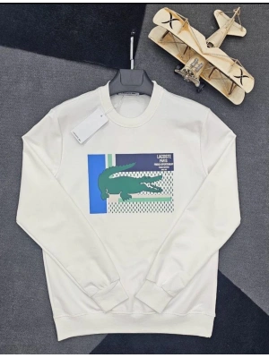 LACOSTE 2İPLİK SWEAT BEYAZ
