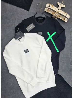 DOLCE GABBANA 2İPLİK SWEAT BEYAZ