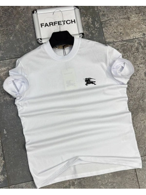 BEYAZ BURBERRY TİŞÖRT