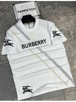 BEYAZ BURBERRY TİŞÖRT