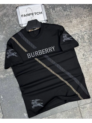 SİYAH BURBERRY TİŞÖRT