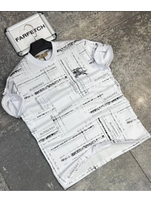 BEYAZ BURBERRY TİŞÖRT