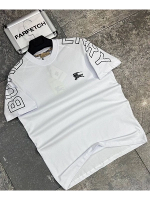 BEYAZ BURBERRY TİŞÖRT