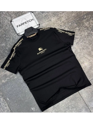 SİYAH BURBERRY TİŞÖRT
