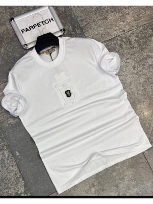 BEYAZ BURBERRY TİŞÖRT