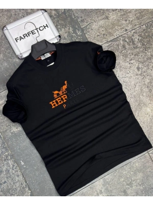 SİYAH HERMES TİŞÖRT