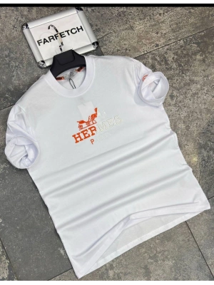 BEYAZ HERMES TİŞÖRT