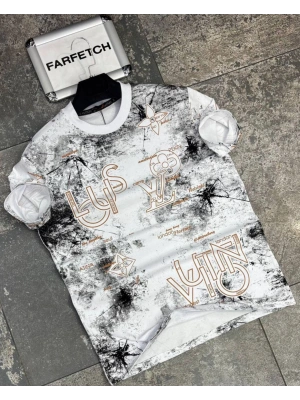 BEYAZ LOUIS VUITTON TİŞÖRT