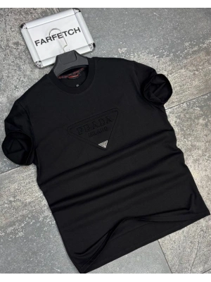 SİYAH PRADA TİŞÖRT