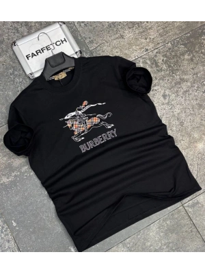 SİYAH BURBERRY TİŞÖRT
