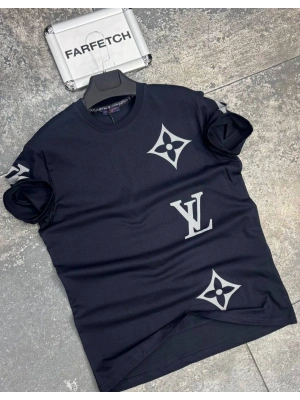 LACİVERT LOUIS VUITTON TİŞÖRT