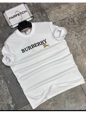 BEYAZ BURBERRY TİŞÖRT