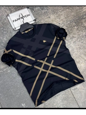 LACİVERT BURBERRY TİŞÖRT