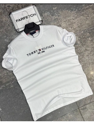 BEYAZ TOMMY TİŞÖRT