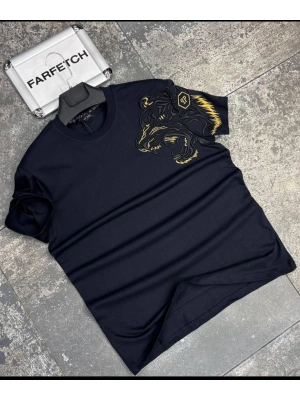 LACİVERT PHİLİPP PLEİN TİŞÖRT