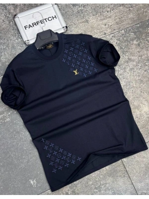 LACİVERT LOUIS VUITTON TİŞÖRT