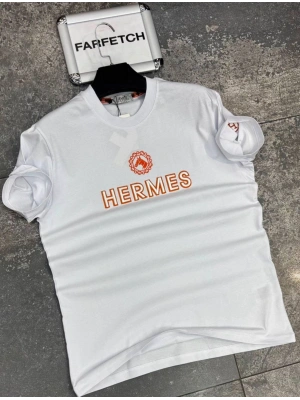 BEYAZ HERMES TİŞÖRT