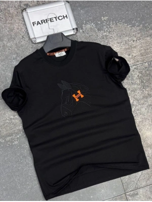 SİYAH HERMES TİŞÖRT