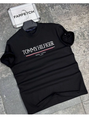 SİYAH TOMMY TİŞÖRT