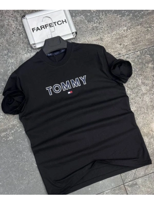 SİYAH TOMMY TİŞÖRT