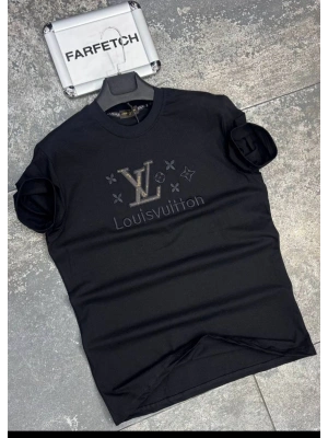 SİYAH LOUIS VUITTON TİŞÖRT