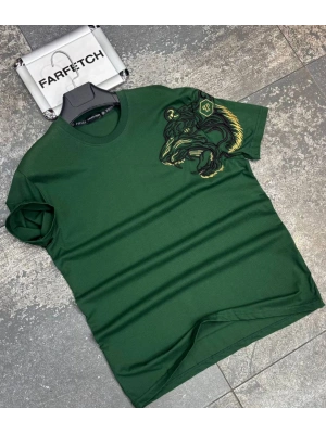 YEŞİL PHİLİPP PLEİN TİŞÖRT