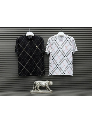 BEYAZ BURBERRY TİŞÖRT