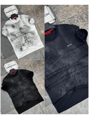 BEYAZ BOSS TİŞÖRT