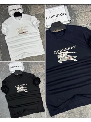 BEYAZ BURBERRY TİŞÖRT