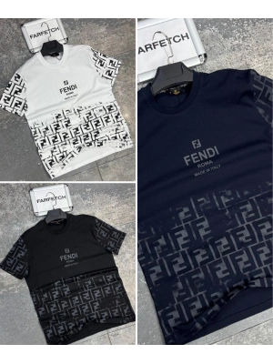 SİYAH FENDİ TİŞÖRT