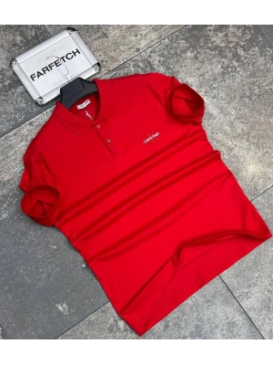 POLO YAKA CALVİN KLEİN KIRMIZI
