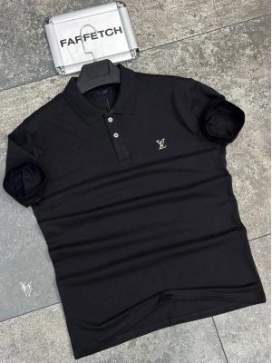 POLO YAKA LOUİS VUİTTON SİYAH