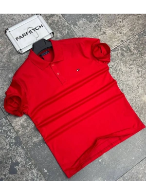 POLO YAKA TOMMY HİLFİGER KIRMIZI