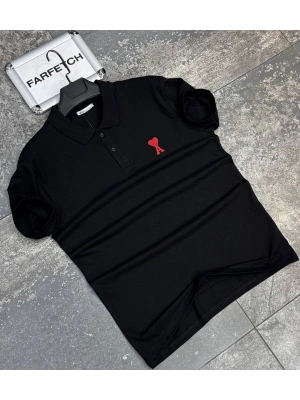 POLO YAKA AMİ SİYAH