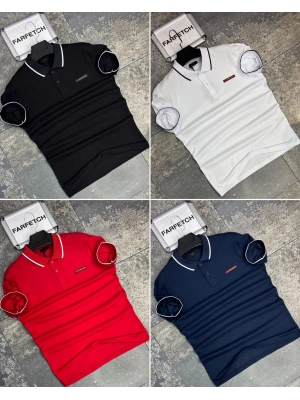 PRADA POLO YAKA TİŞÖRT BEYAZ