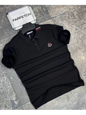 MONCLER POLO YAKA TİŞÖRT SİYAH