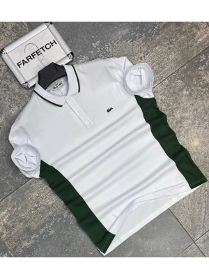 BEYAZ LACOSTE POLO YAKA