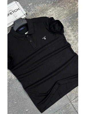 POLO YAKA GANT SİYAH