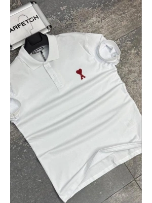 POLO YAKA AMİ BEYAZ