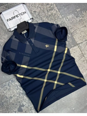 POLO YAKA BURBERRY LACİVERT