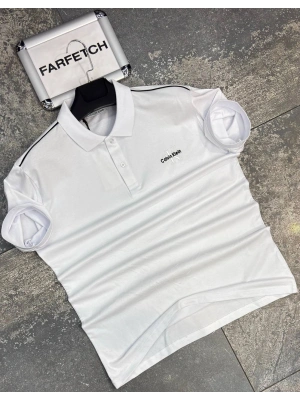POLO YAKA CALVİN KLEİN BEYAZ
