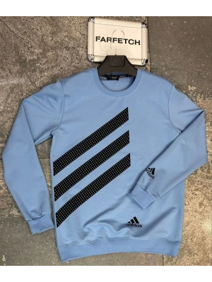 ADİDAS MAVİ 2 İPLİK SWEAT