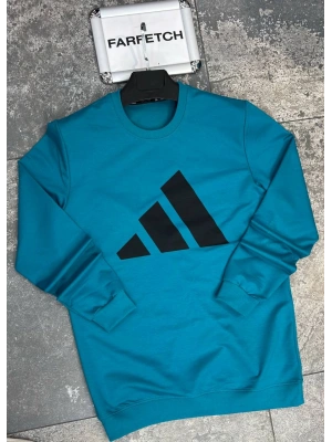 ADİDAS TURKUAZ 2İPLİK SWEAT