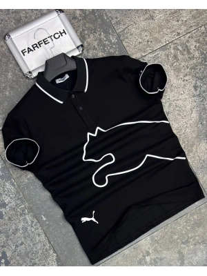 SİYAH POLO YAKA PUMA