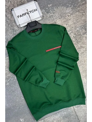 PRADA YEŞİL 2 İPLİK SWEAT