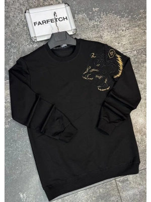 philipp plein SİYAH 2 İPLİK SWEAT